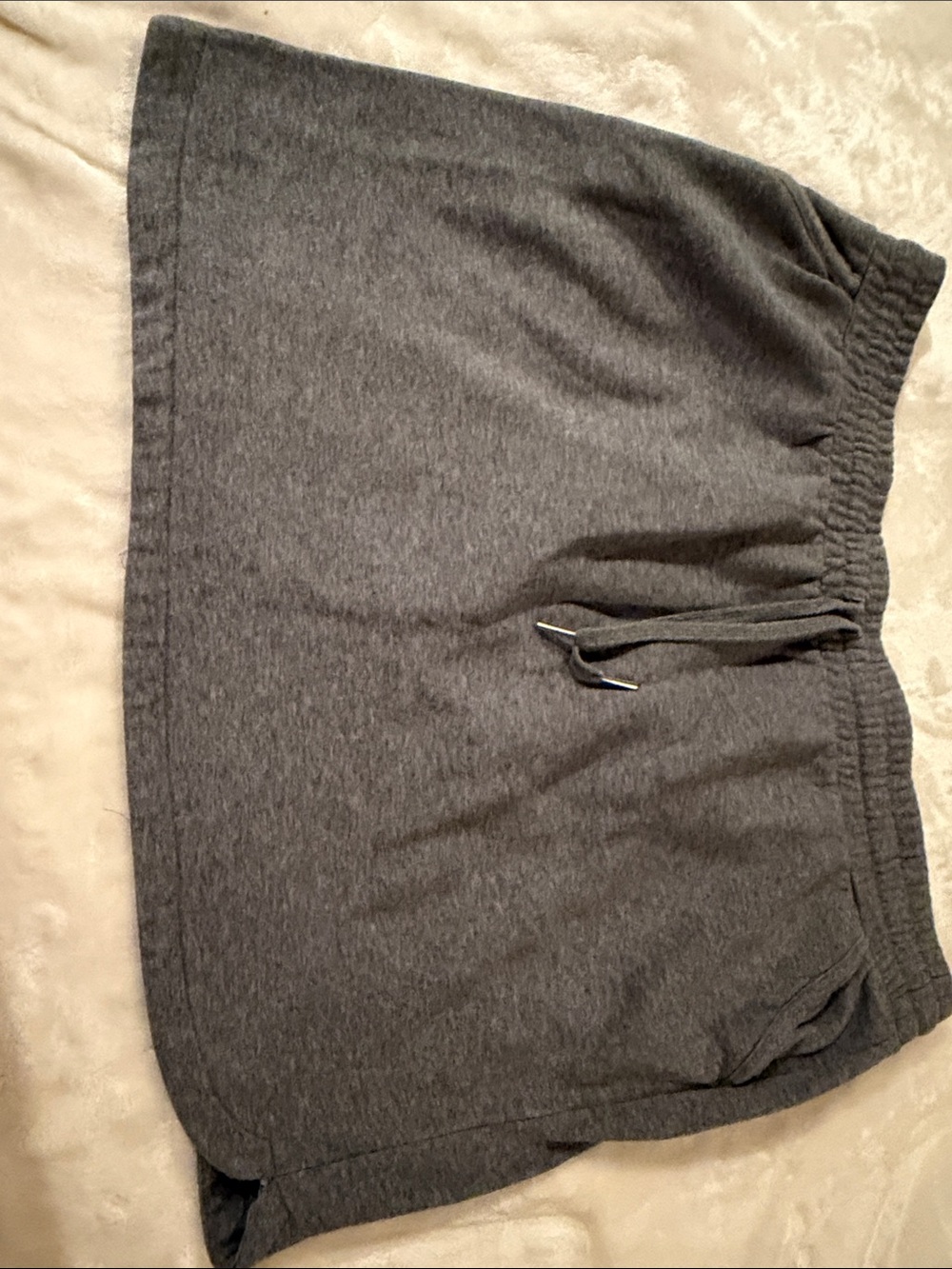 Maurices Heather Gray Fleece Skirt with Cozy Lining - Picture 3 of 4